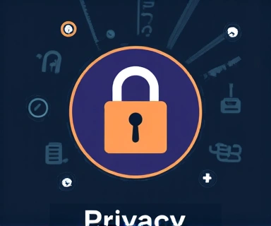 Secure data lock icon