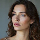 Woman looking calm and content